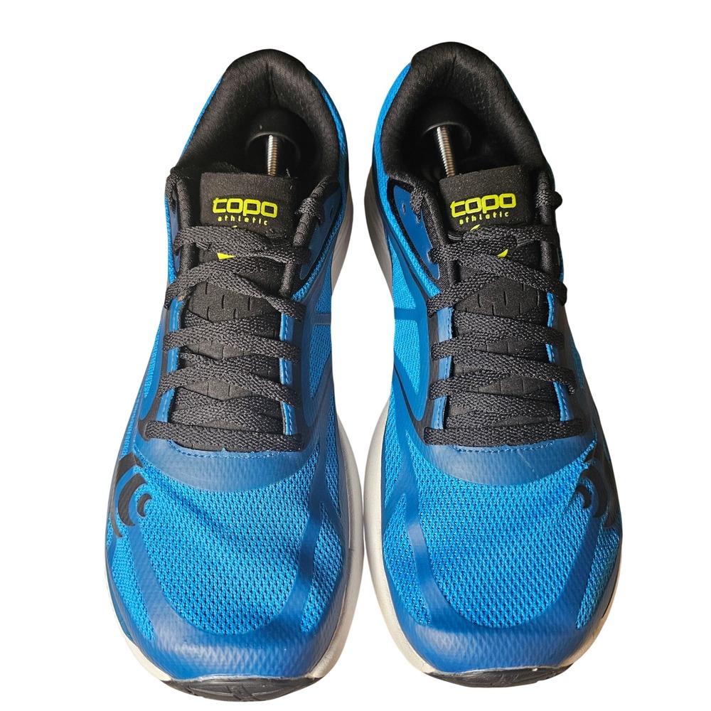 Topo Athletic Zephyr Mens 11.5 Blue Black Road Running Shoes ZipFoam Gorpcore - Picture 14 of 14